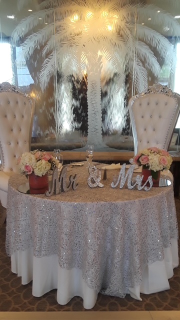 Sunset Linen and Decor event setup in Southwest Florida