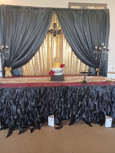 Sunset Linen and Decor event setup in Southwest Florida