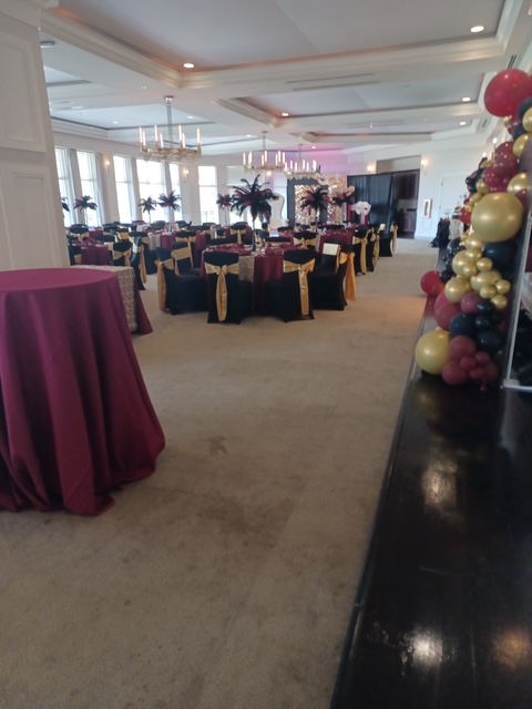 Sunset Linen and Decor event setup in Southwest Florida
