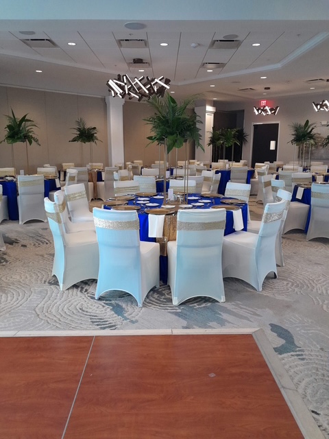 Sunset Linen and Decor event setup in Southwest Florida