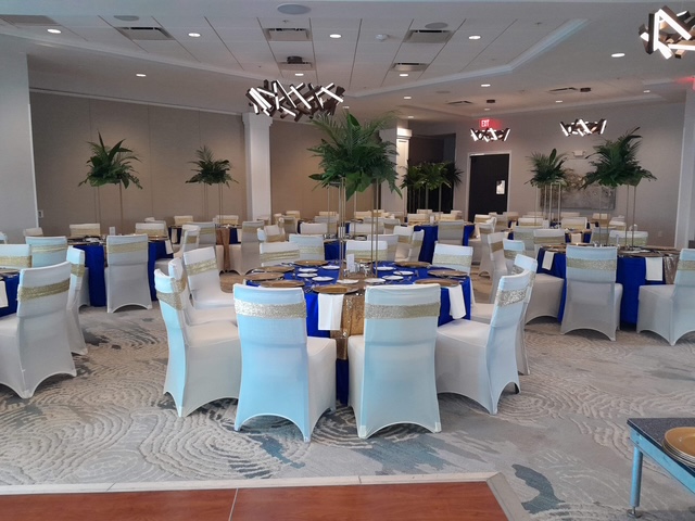 Sunset Linen and Decor event setup in Southwest Florida