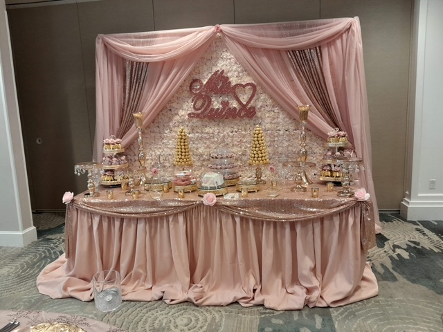 Sunset Linen and Decor event setup in Southwest Florida