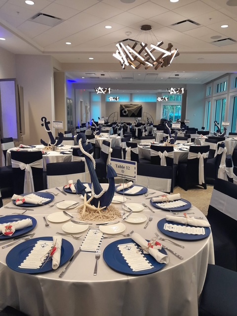 Sunset Linen and Decor event setup in Southwest Florida