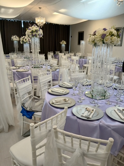 Sunset Linen and Decor event setup in Southwest Florida