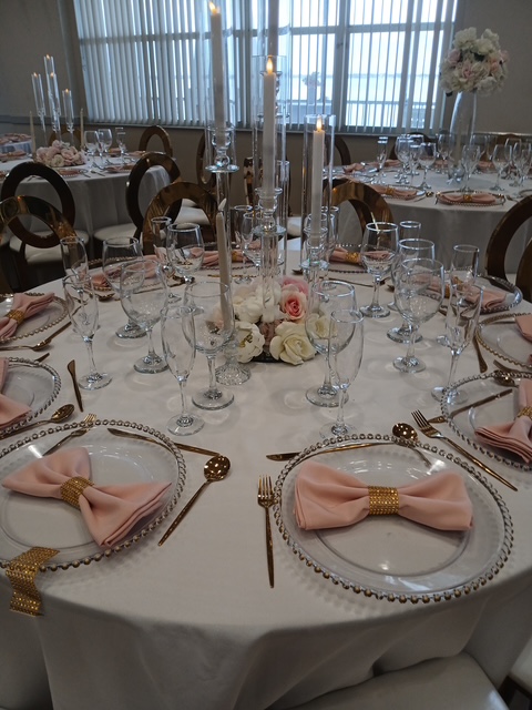 Sunset Linen and Decor event setup in Southwest Florida
