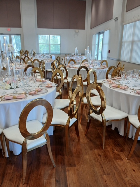 Sunset Linen and Decor event setup in Southwest Florida