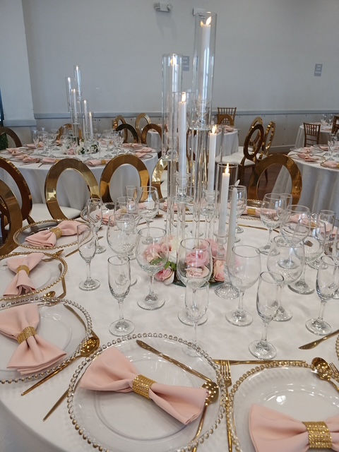 Sunset Linen and Decor event setup in Southwest Florida