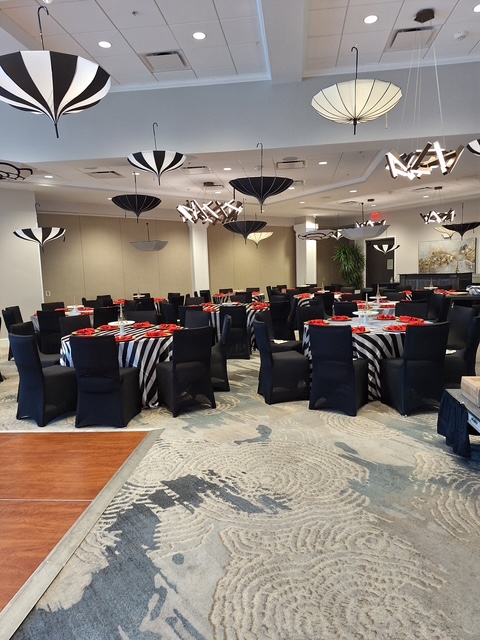 Sunset Linen and Decor event setup in Southwest Florida
