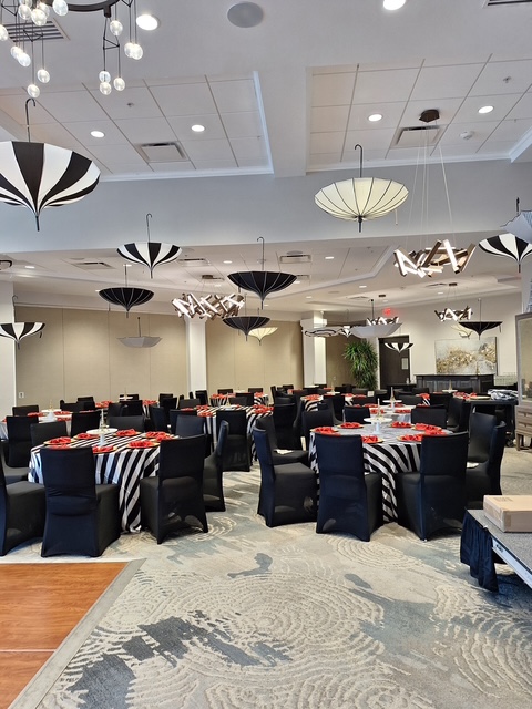 Sunset Linen and Decor event setup in Southwest Florida