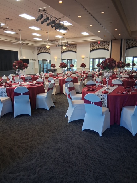 Sunset Linen and Decor event setup in Southwest Florida