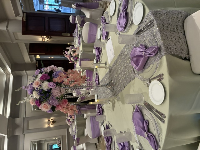 Sunset Linen and Decor event setup in Southwest Florida