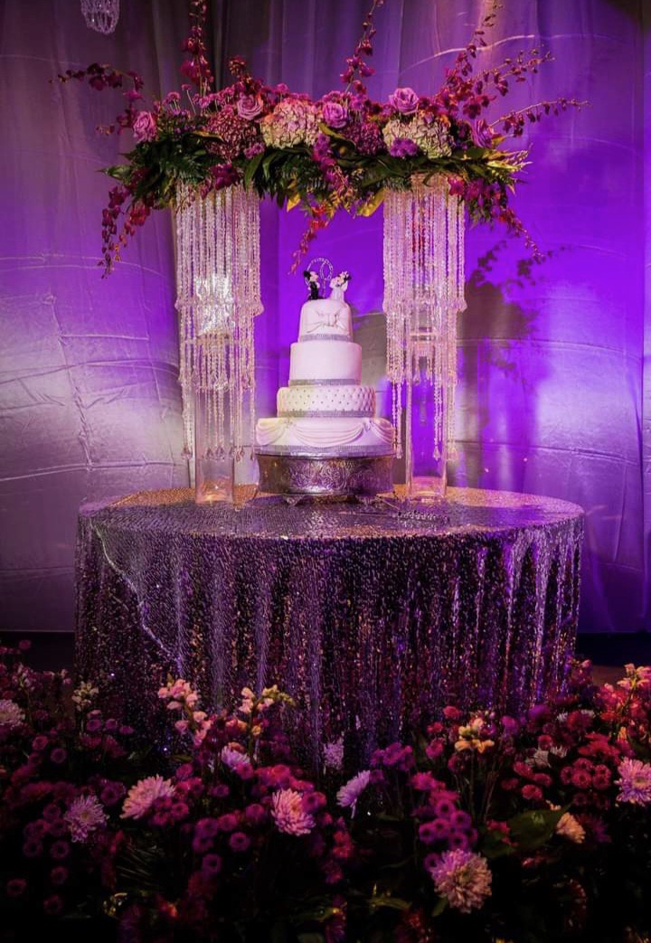 Sunset Linen and Decor event setup in Southwest Florida