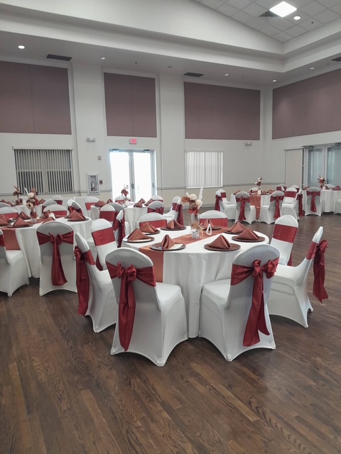 Sunset Linen and Decor event setup in Southwest Florida