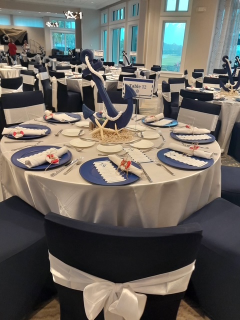 Sunset Linen and Decor event setup in Southwest Florida