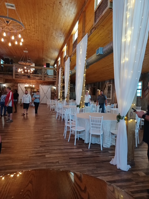 Sunset Linen and Decor event setup in Southwest Florida