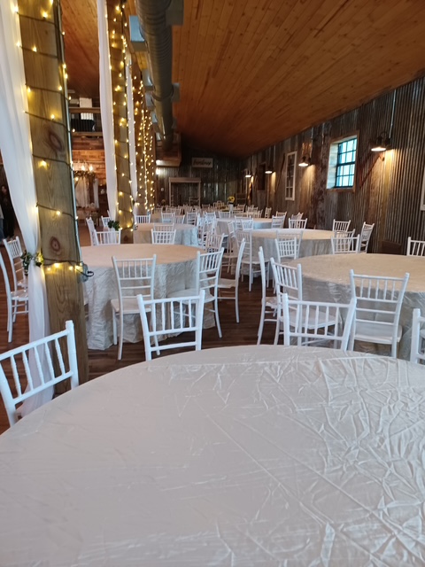 Sunset Linen and Decor event setup in Southwest Florida