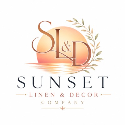 Sunset Linen and Decor Company Logo
